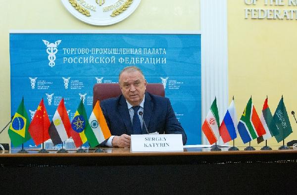 Президент ТПП РФ Сергей Катырин: в 2025 году Деловой совет БРИКС продолжит работу по всем ключевым темам Президент ТПП РФ Сергей Катырин: в 2025 году Деловой совет БРИКС продолжит работу по всем ключевым темам